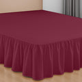 Bedding Split Corner Ruffled Bed Skirt