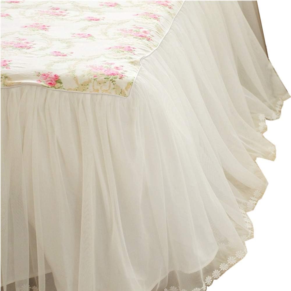 Lace Ruffled Bed Skirt