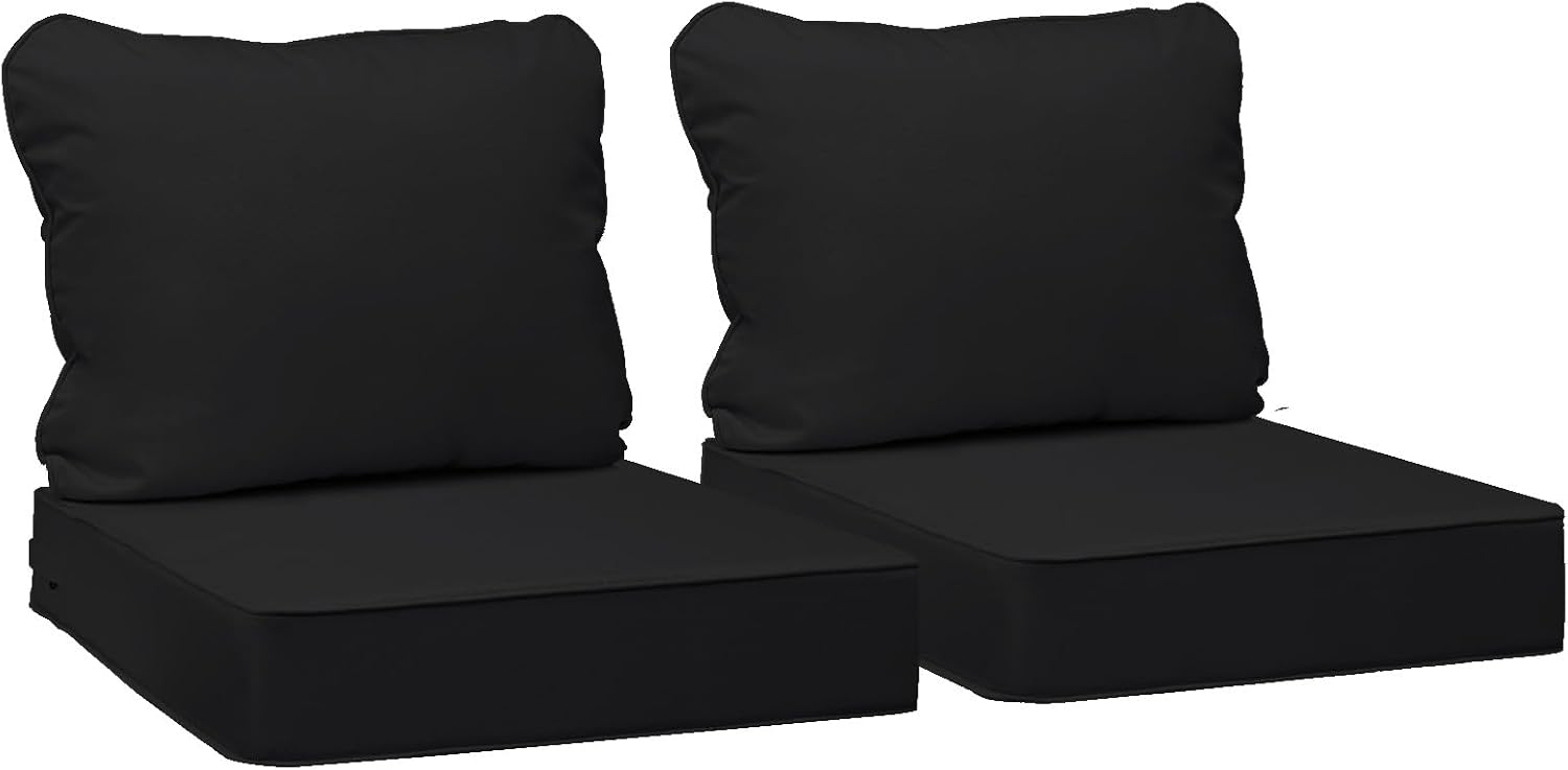 Outdoor Deep Seat Cushions Set of 2