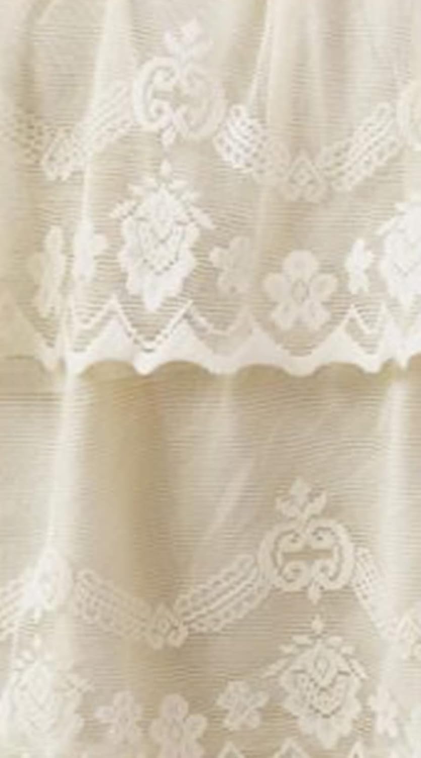 3-Layer Lace Ruffled Bed Skirt