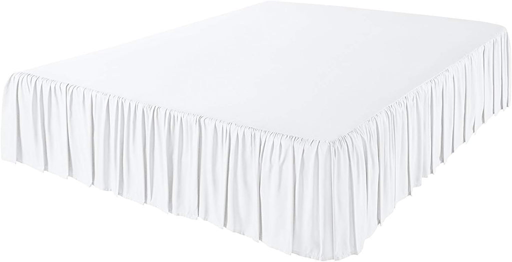 Split Corner Ruffled Bed Skirt