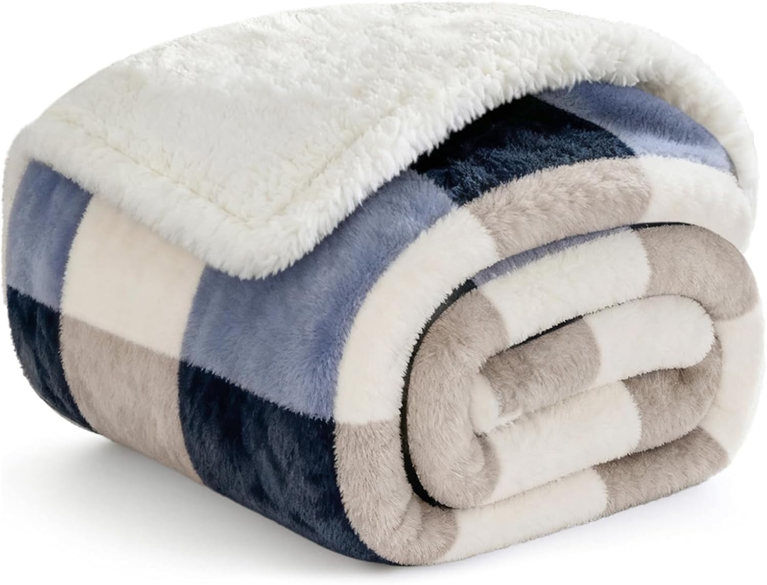 Soft Sherpa Fleece Throw Blanket