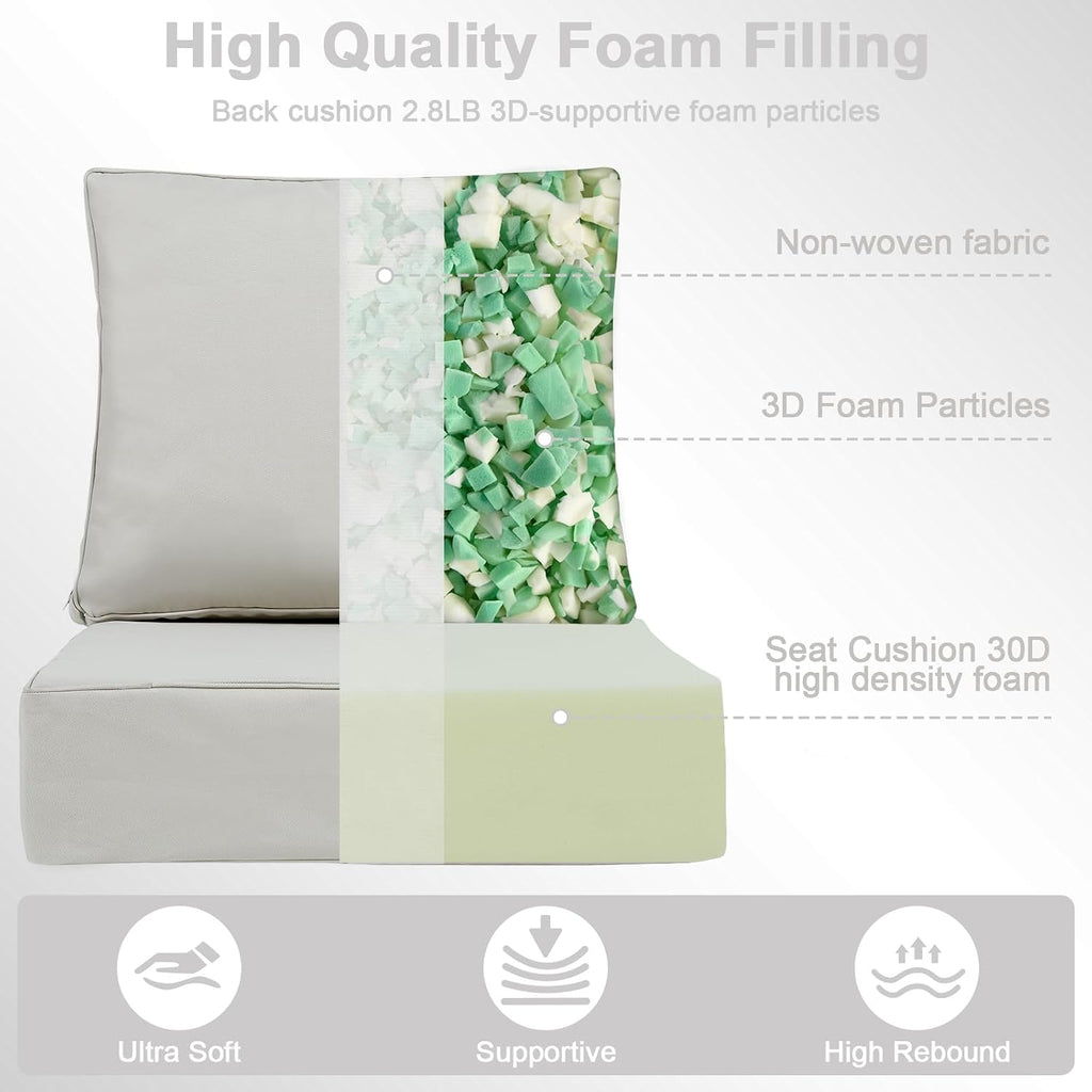 Outdoor Patio Chair Cushions Set of 2