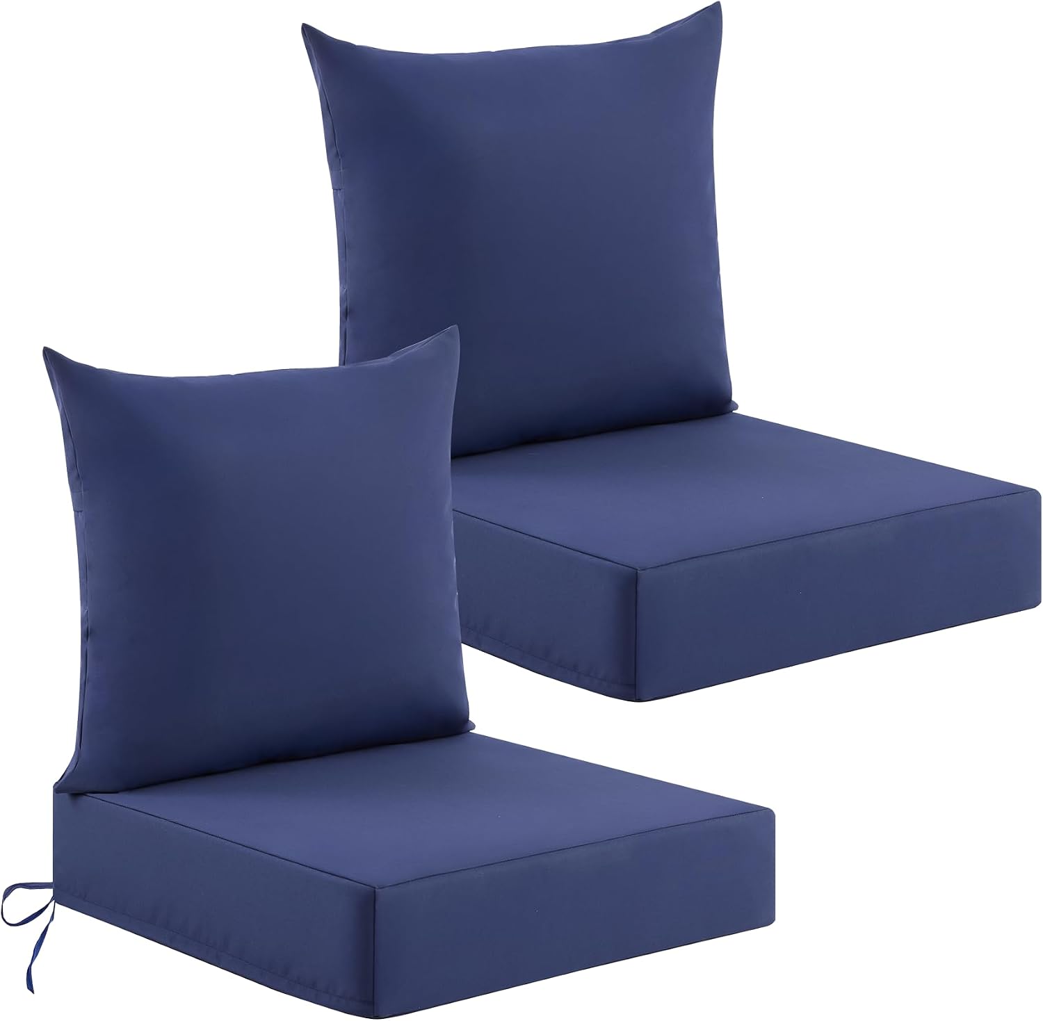 Waterproof Deep Seat Patio Cushions Set of 2
