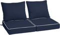Waterproof Deep Seat Patio Cushions Set of 2