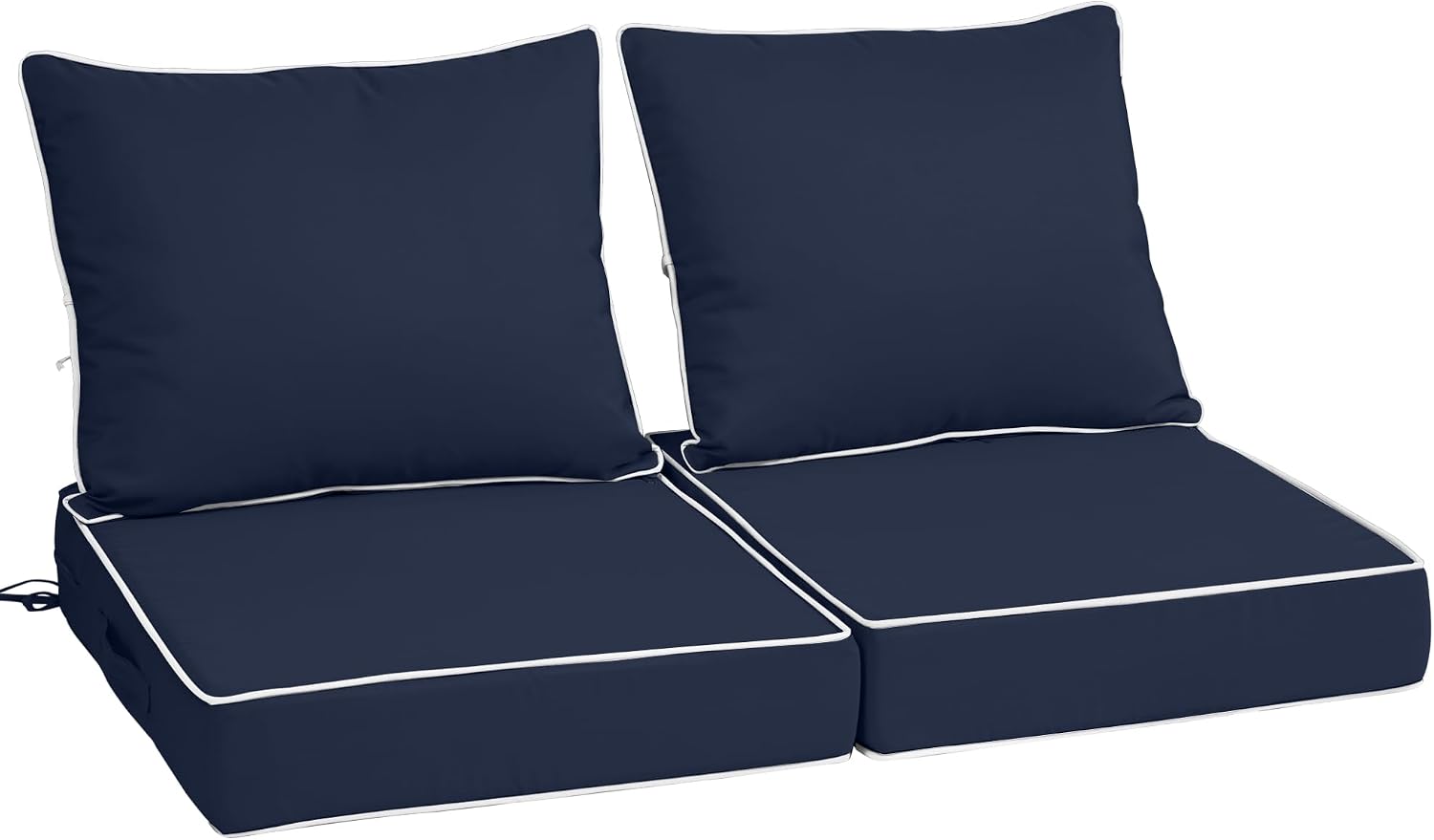 Waterproof Deep Seat Patio Cushions Set of 2