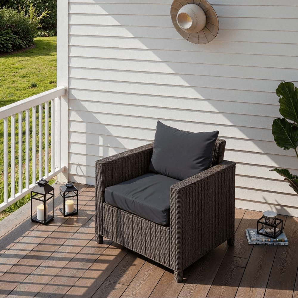 Outdoor Patio Seat Cushion Set
