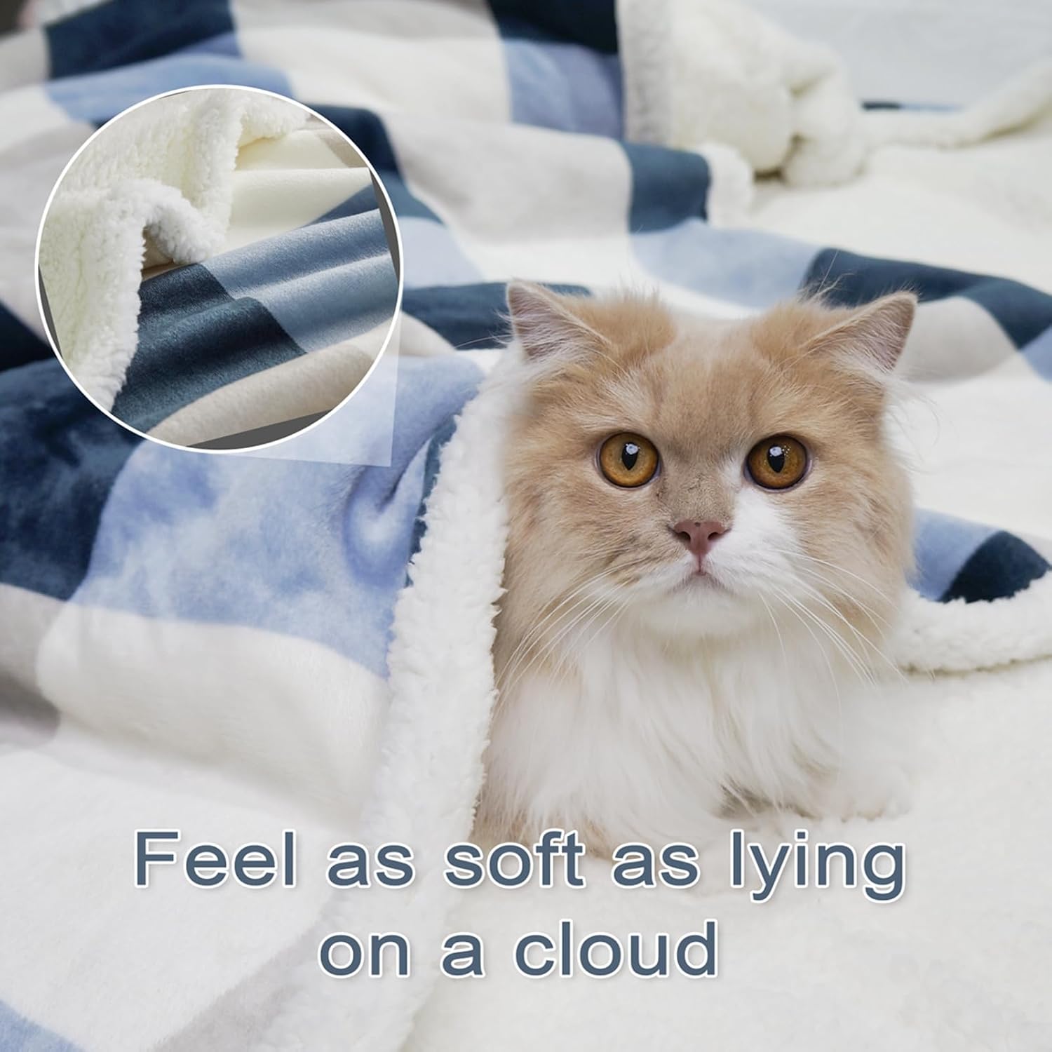 Soft Sherpa Fleece Throw Blanket