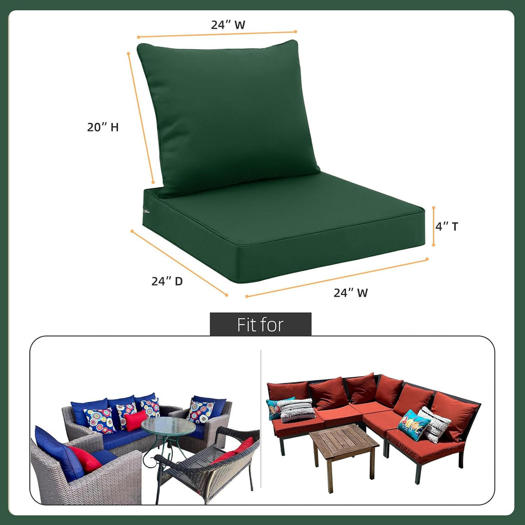 Outdoor Deep Seat Cushion Set