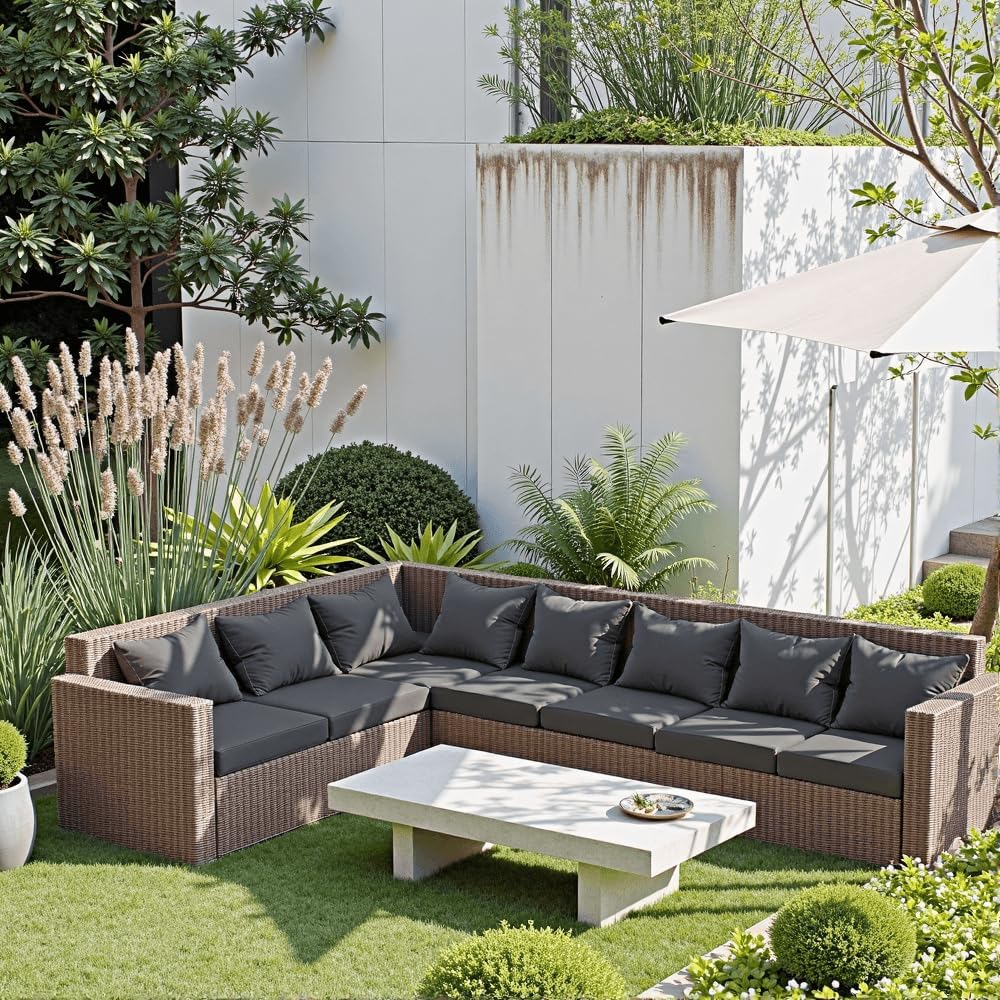 Outdoor Patio Seat Cushion Set