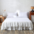 Cotton Voile Ruffled Bed Skirt