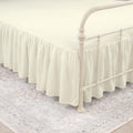 Split Corner Ruffled Bed Skirt
