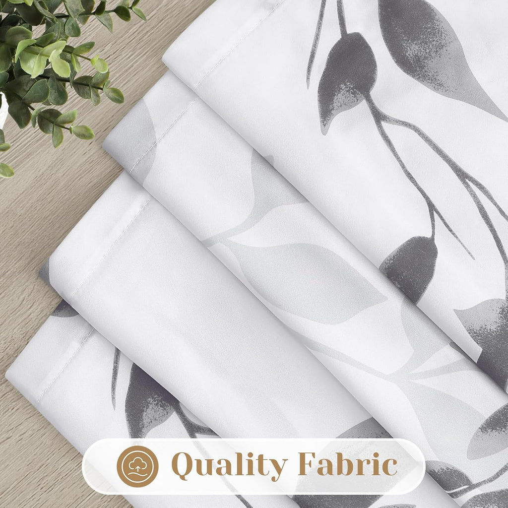 Floral Privacy Sheer Curtains