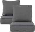 Outdoor Deep Seat Cushion Set of 2