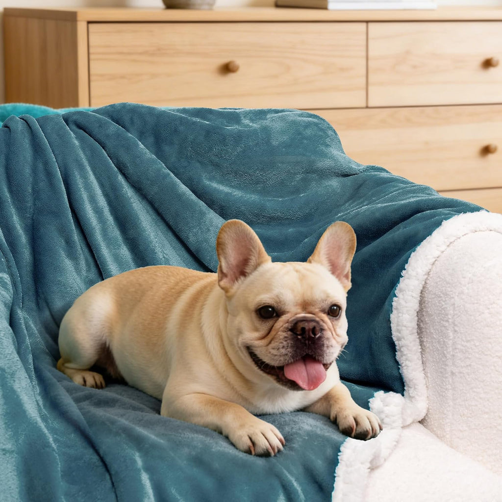 Soft Sherpa Fleece Throw Blanket
