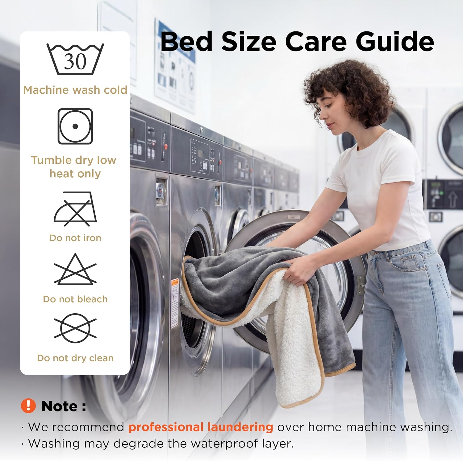 Waterproof Sherpa Fleece Pet Throw Blanket