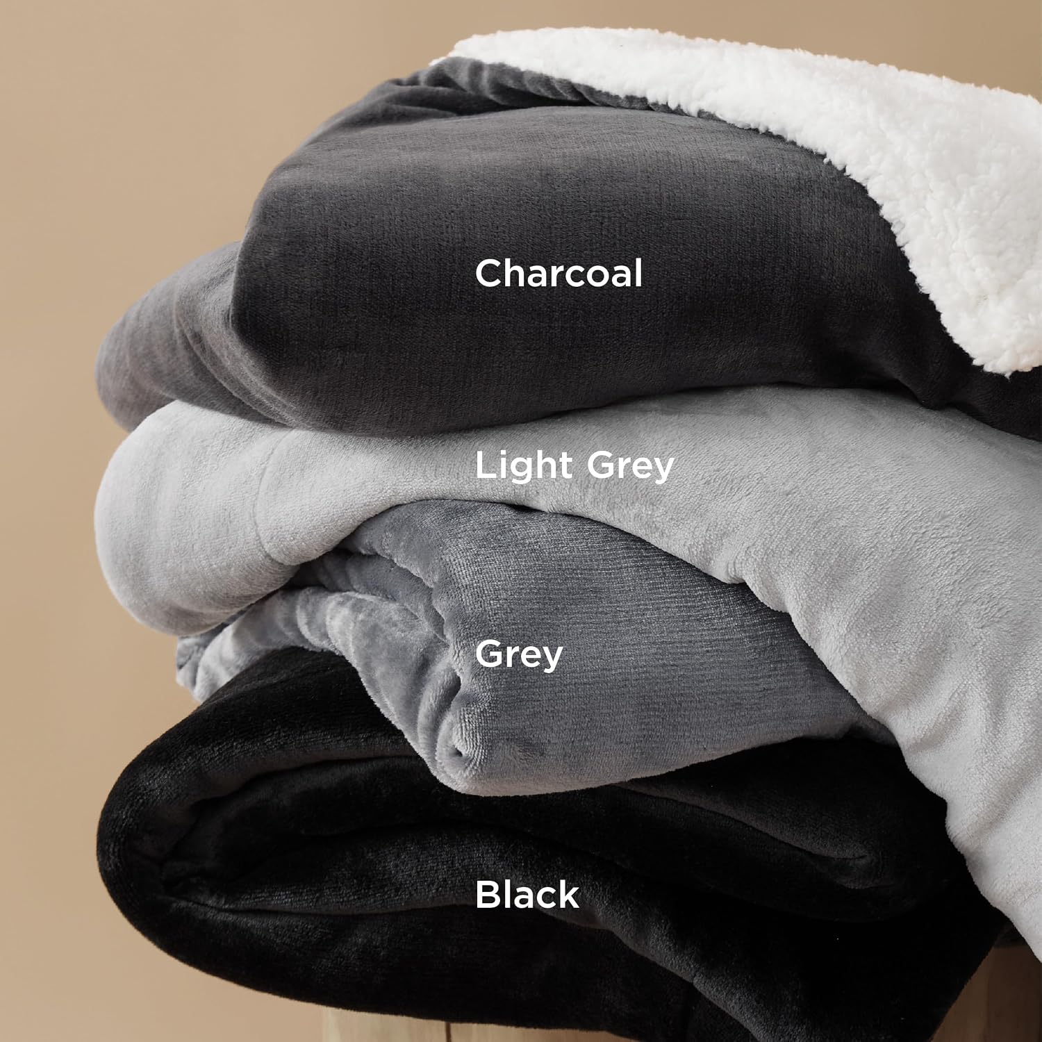 Soft Sherpa Fleece Throw Blanket