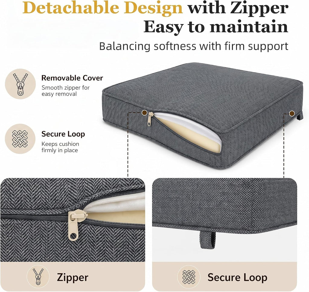 Outdoor Deep Seat Cushion Set of 2